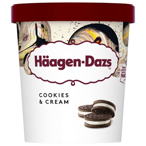 Häagen-Dazs Crème Glacée Cookies & Cream 386g