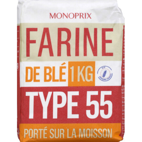 Monoprix Farine De Blé Type 55 1kg