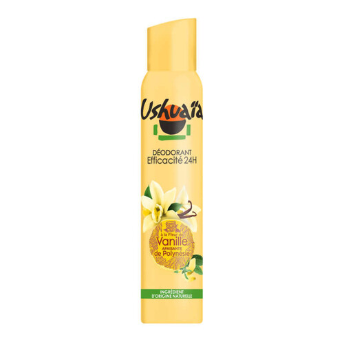 Ushuaia Déodorant Spray 48h Fleur de Vanille 200ml