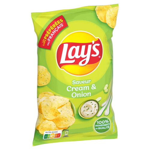 Lay's Chips Saveur Cream & Onion 120g