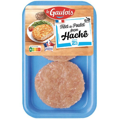 Le Gaulois Filet de Poulet Façon Haché *2 180g