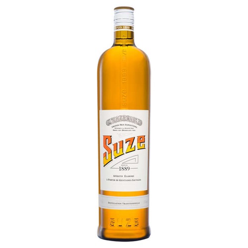 Suze Apéritif élaboré à partir de gentianes sauvages 1L