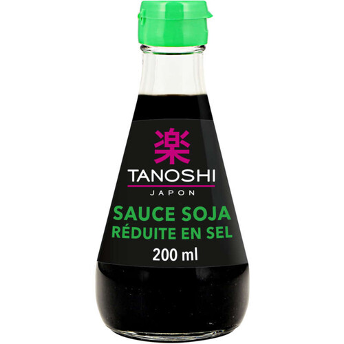 Tanoshi Japon Sauce Soja Réduite en Sel 200ml.