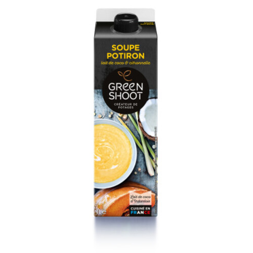 Greenshoot Soupe De Potiron Au Lait De Coco Et À La Citronnelle 1 L