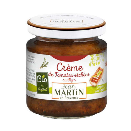Jean Martin Crème De Tomates Séchées Au Thym Bio 110G