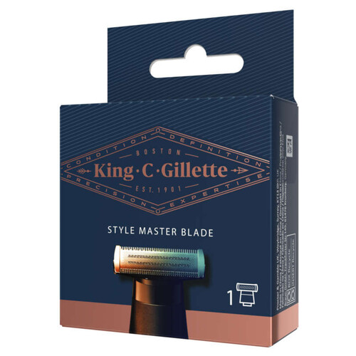 King C Gillette lame rasoir style master x1