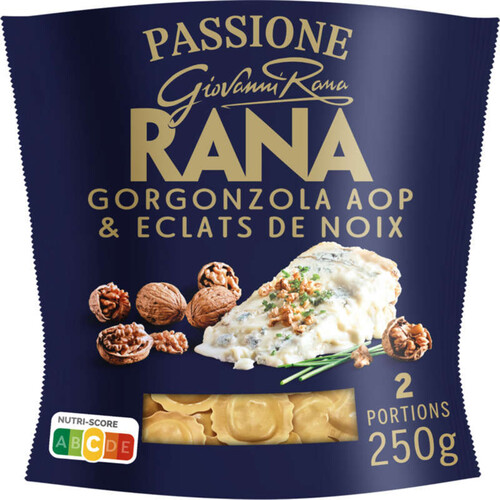 Rana Pâtes Fraiches Girasoli Gorgonzola AOP et éclats de Noix 250g