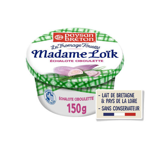 Paysan Breton Fromage Echalote Ciboulette 150g