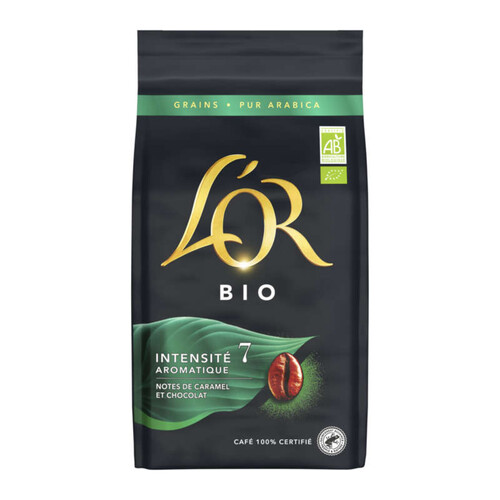 L'Or Café en grains Bio 100% Arabica 400g