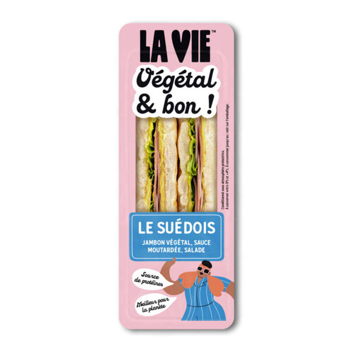 La Vie Club Sandwich suédois végétal 145g