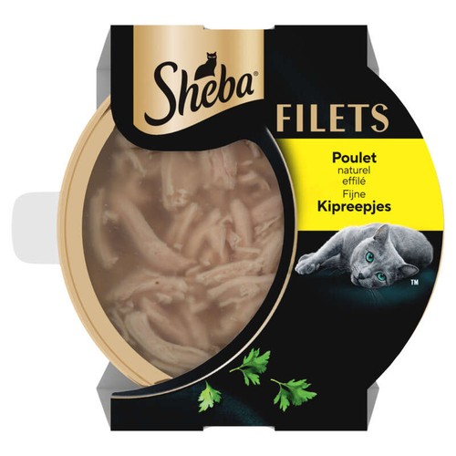 Sheba Filets Les Effilés de Poulet pour chat adulte 60g