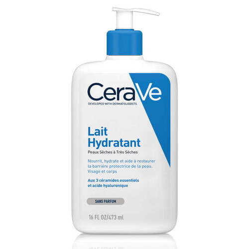 [Para] CeraVe Lait Hydratant visage et corps pour les peaux sèches à très sèches 473ml