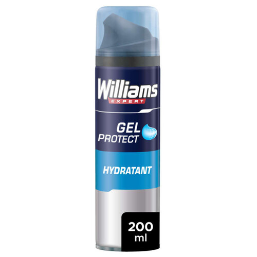 Williams Gel À Raser Protect Gel Peau Hydratant 200ml