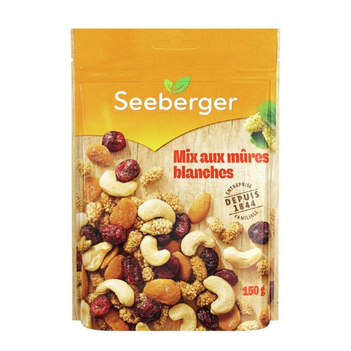 Seeberger Mix-Mûres blanches 150g