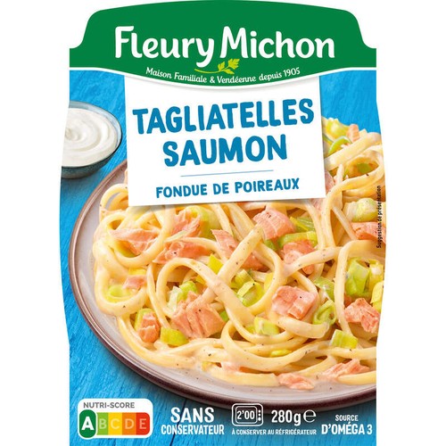 Fleury Michon Tagliatelles Au Saumon Crème Ciboulette 280g