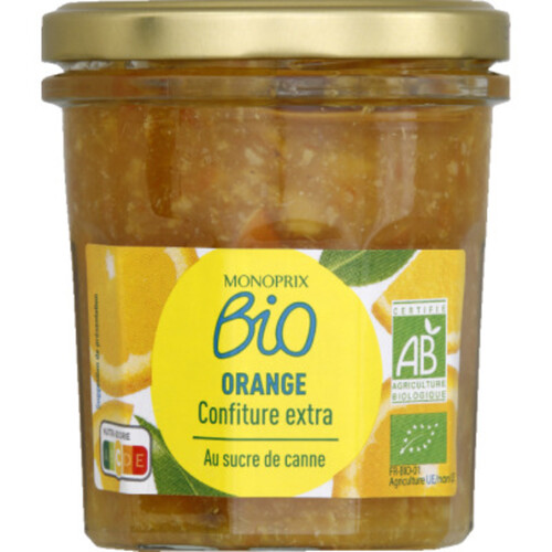 Monoprix Bio Confiture d'orange 350g