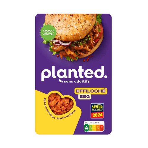 Planted Effiloché végétal barbecue 160g