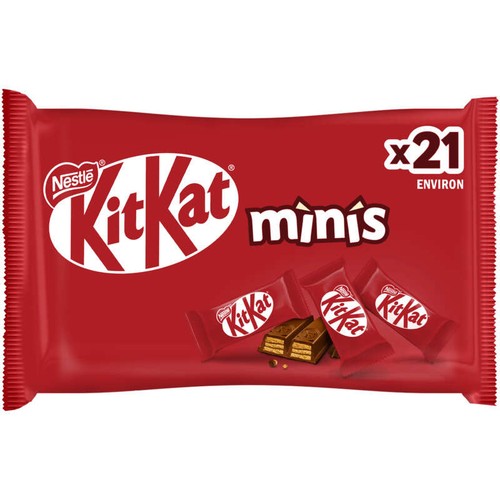 Kitkat Mini Barre Au Chocolat Au Lait Sachet 350g