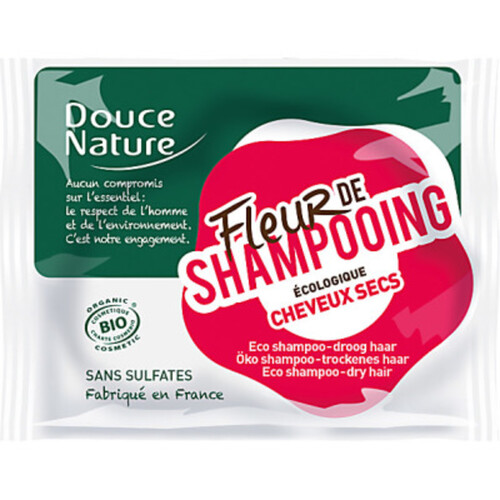 [Par Naturalia] Douce Nature Fleur De Shampooing Solide Cheveux Secs Sans Sulfates 85G Bio