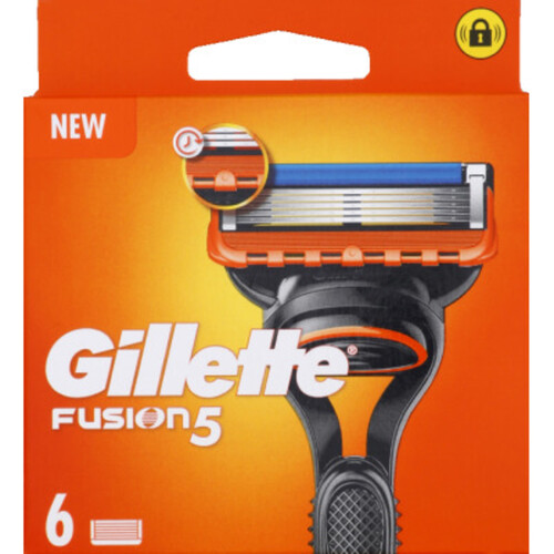 Gillette Fusion5 Lames De Rasoir x6