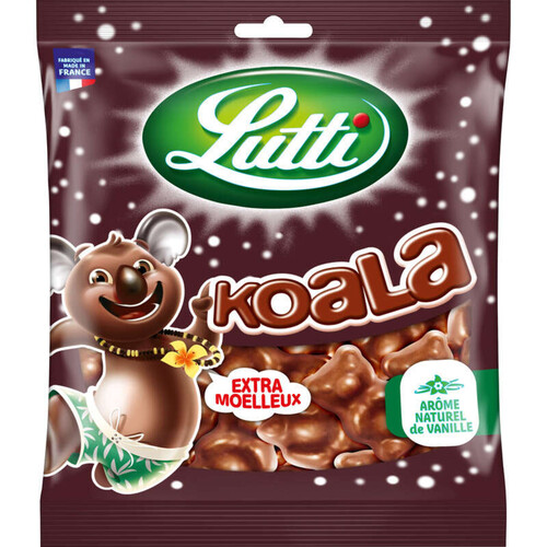 Lutti Guimauves Koala Chocolat Au Lait Extra Moëlleux 185g