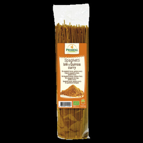 [Par Naturalia] Primeal Spaghetti Blé Et Quinoa Curry 500G Bio