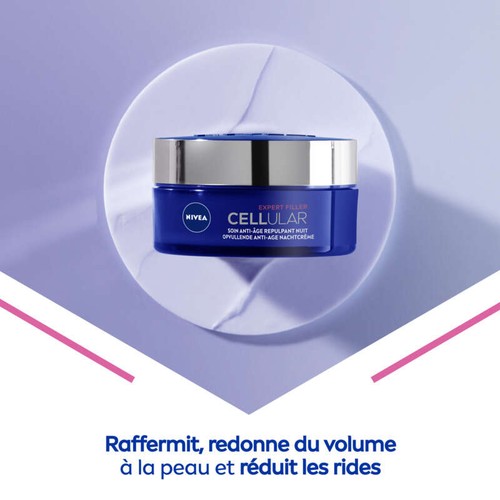 Nivea Expert Filler Soin Nuit Anti-Âge Répulpant 50ml