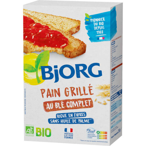 Bjorg Pain grillé au blé complet bio 250g