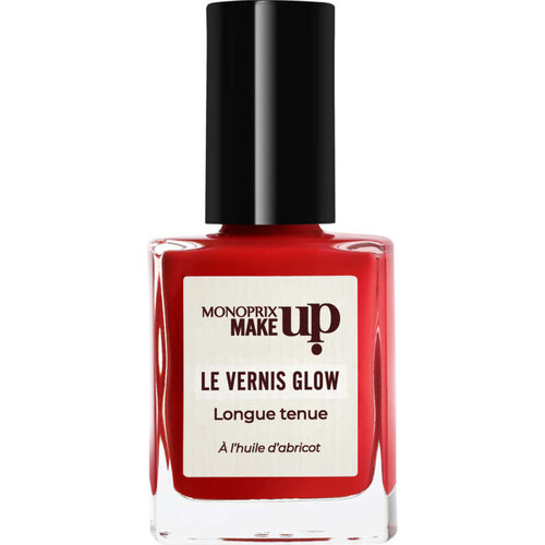 Monoprix Make Up Le Vernis Gel Glow 6 Rouge