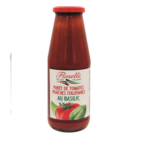 Florelli Purée de tomates italiennes au basilic 700g