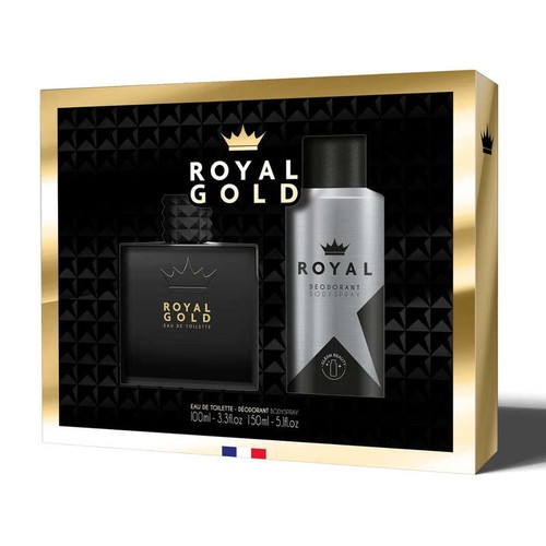 Royal gold Coffret Eau de toilette 100ml + déodorant 150ml