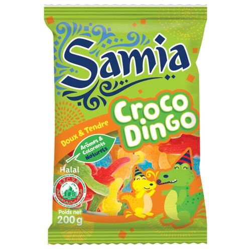 Samia Bonbons Croco Dingo Halal 200g