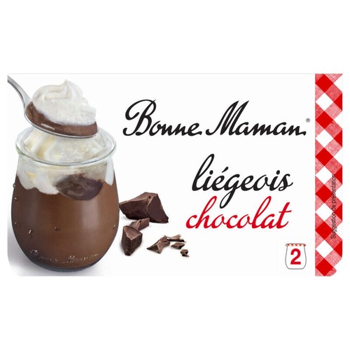 Bonne Maman Liégeois Chocolat 2x105g