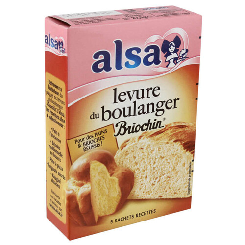 Alsa Levure De Boulanger Briochin 5 Sachets 28g