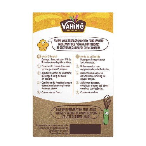 Vahiné Chantifix Ferme & Onctueuse 6x6,5g