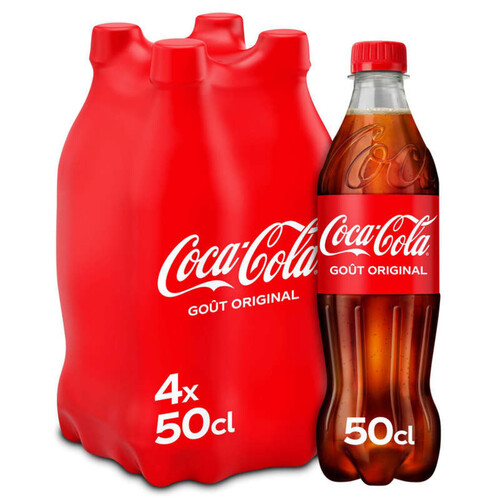 Coca-cola original bouteilles 4x50cl