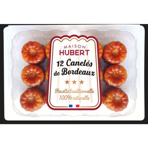 Les Pâtisseries d'Hubert Canelés de Bordeaux x12 180g