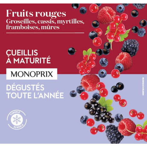 Monoprix Mélange Fruits Rouges 500g