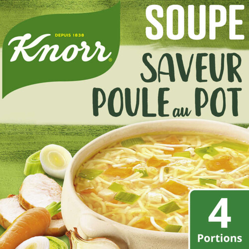 Knorr Soupe Poule au Pot aux Petits Légumes 4 Portions 72g