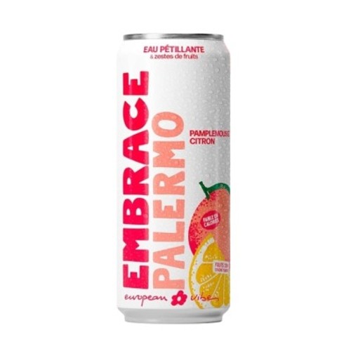 Embrace Eau pétillante Citron pamplemousse 33cl