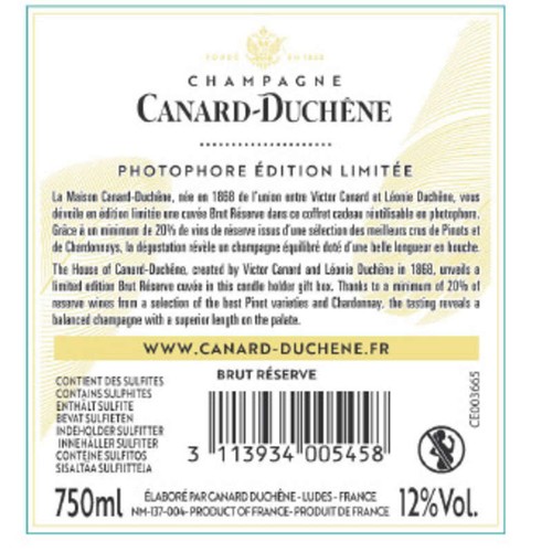Canard-Duchêne Champagne Photophore 75cl