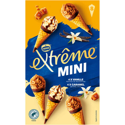 Nestlé Extrême 8 Mini Caramel beurre salé 312g
