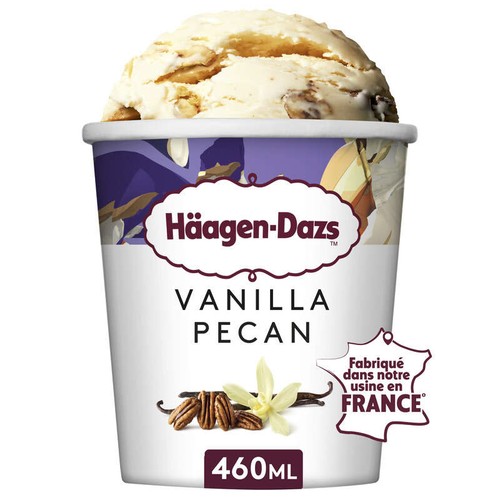 Haagen-Dazs Pot Vanilla Pecan Prem 400g
