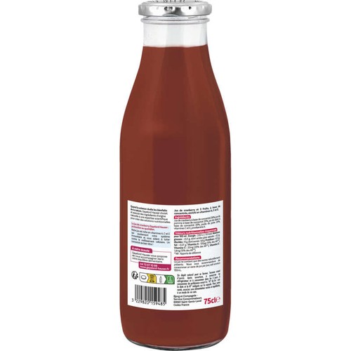 Gayelord Hauser Jus De Cranberry, Anti-Oxydant 75cl