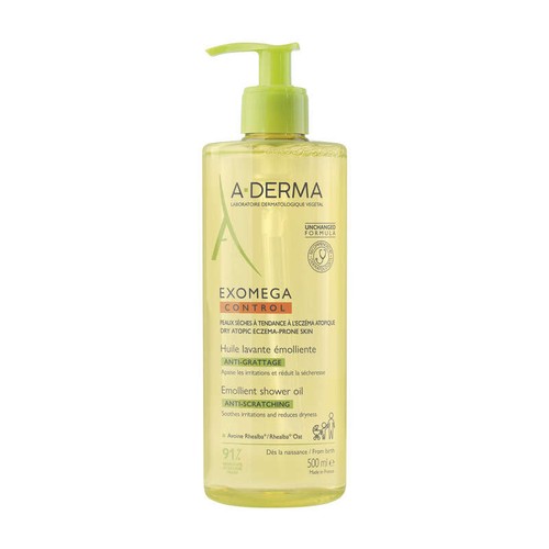 [Para] A-Derma Exomega Control Huile Lavante Émolliente Anti-Grattage 200ml