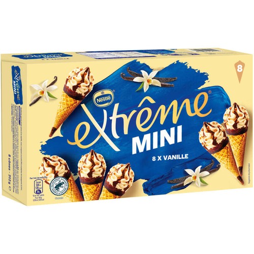 Nestlé Glaces Extrême Mini Vanille X8 312G