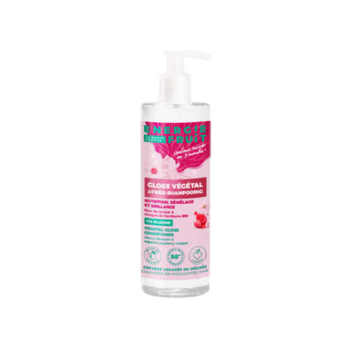 Energie Fruit Gloss Végétal Apres Shampooing au Vinaigre de Framboise Bio & Fleur de Cerisier 300ml