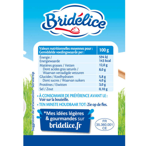Bridélice Fluide Légère 12% Mat.Gr 2x25cl