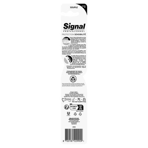 Signal brosse à dents protection sensibilité souple x1