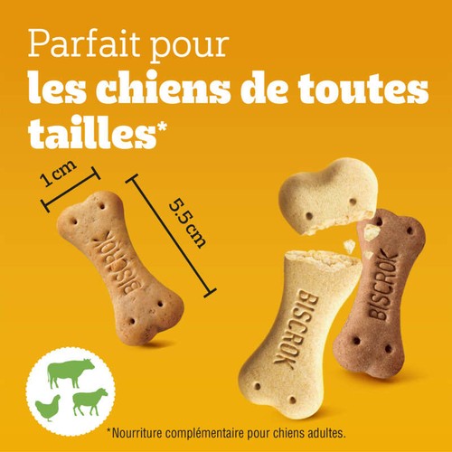Pedigree Biscrok Biscuits multi mix pour chien 500g